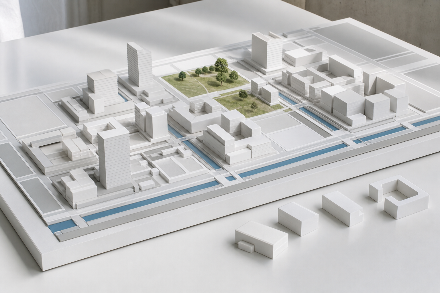 Info Centrum Almere — physical scale model in production at ATRM